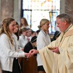 Villa Walsh students help open school year at Mass #Catholic – Bishop Kevin J. Sweeney visited Villa Walsh Academy in Morristown, N.J., on Sept. 30 to celebrate a Mass for the opening of the current academic year.
Villa Walsh is a college preparatory school for girls, grades 7 to 12, run by the Religious Teachers Filippini.
Father Krzysztof Tyszko, parochial vicar of Assumption Parish in Morristown, also served as master of ceremonies for Villa Walsh’s opening Mass. Many students participated in the liturgy.
The bishop’s visit included breakfast with select Villa Walsh students, local clergy, and Filippini Sisters, among them Sister Elaine Bebyn, principal of Villa Walsh, and Sister Marianne McCann, the academy’s president.

Click here to subscribe to our weekly newsletter.

BEACON PHOTOS | JOE GIGLI
 [See image gallery at beaconnj.org] &nbsp;
&nbsp;